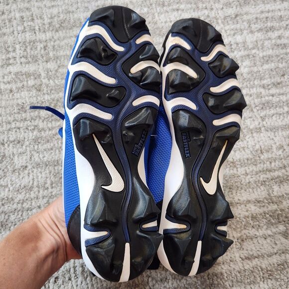Nike youth Force Trout 9 Keystone baseball cleats blue white size 4.5 - Picture 10 of 10